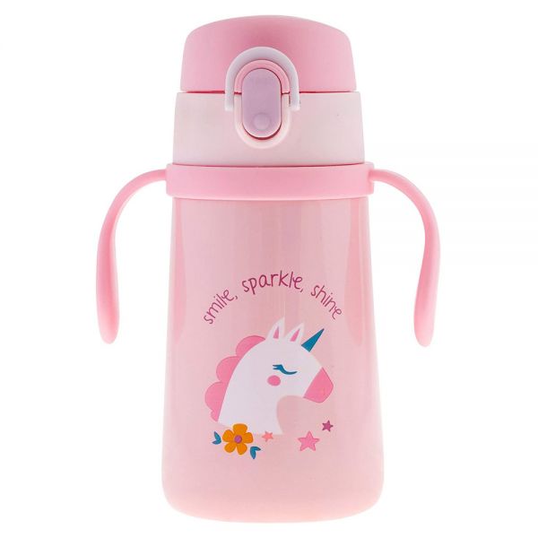 Insulated Stainless Steel Bottle With Handles Stephen Joseph Unicorn