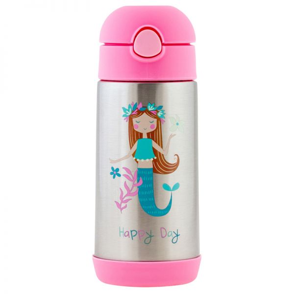 Double Wall Stainless Steel Bottle Stephen Joseph Mermaid