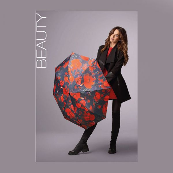 Folding Automatic Open - Close Umbrella Knirps T.200 Duomatic Beauty