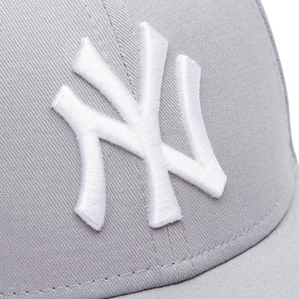 Καπέλο τζόκεϊ γκρι New York Yankees New Era 9Forty League Essential Cap Grey / White