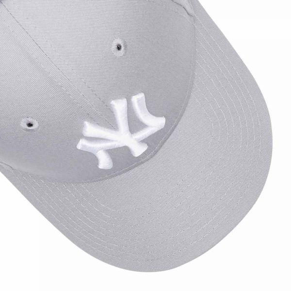 Καπέλο τζόκεϊ γκρι New York Yankees New Era 9Forty League Essential Cap Grey / White