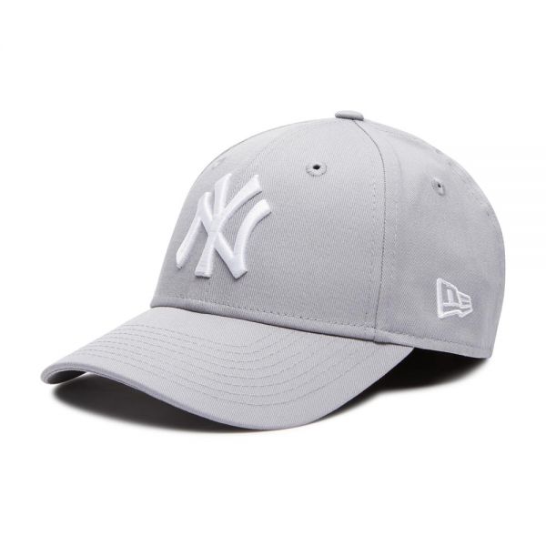 Καπέλο τζόκεϊ γκρι New York Yankees New Era 9Forty League Essential Cap Grey / White