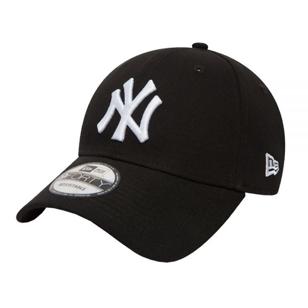 Καπέλο τζόκεϊ μαύρο New York Yankees New Era 9Forty League Essential Cap Black