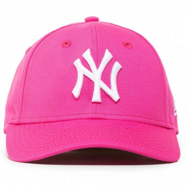 Summer Cotton Kids' Cap New York Yankees New Era 9Forty League Essential Fuchsia