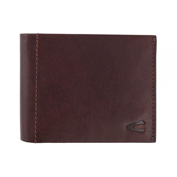 Πορτοφόλι δερμάτινο οριζόντιο καφέ Camel Active Niagara Brown