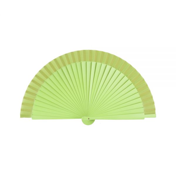 Wooden Small Light Green Fan Joseblay