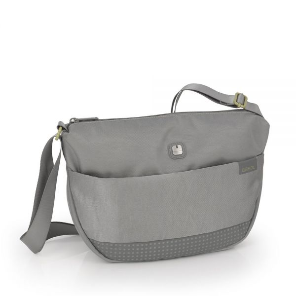 Τσάντα γυναικεία ώμου γκρι Gabol Logic Shoulder Bag Grey