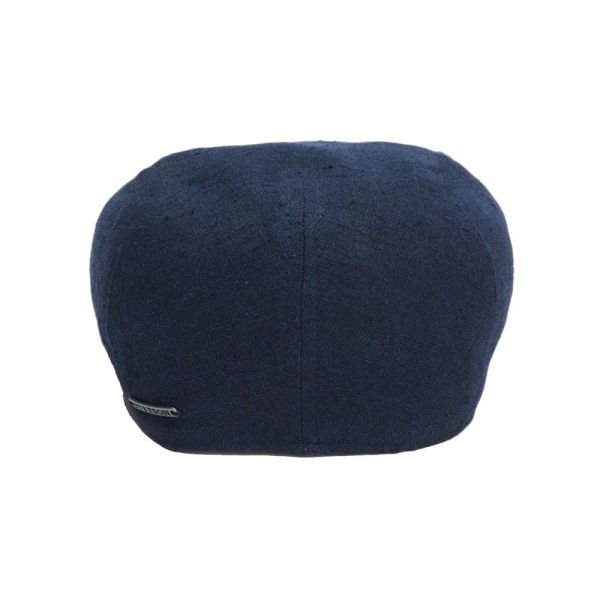 Καπέλο τραγιάσκα καλοκαιρινή μπλε λινό / μετάξι  Stetson Flat Ivy Cap Linen / Silk Navy