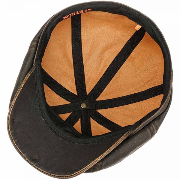 Summer Cotton Cap Stetson Hatteras Vintage Brown