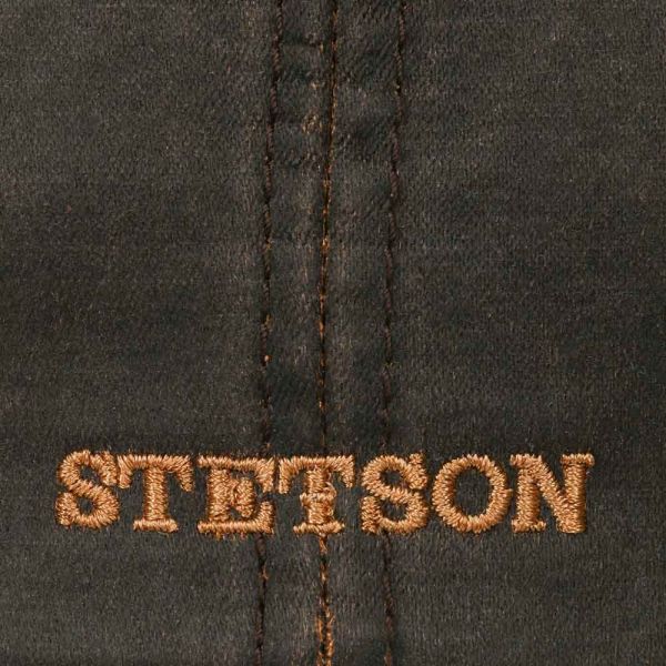 Summer Cotton Cap Stetson Hatteras Vintage Brown