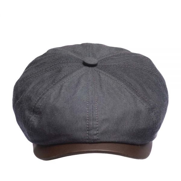 Καπέλο τραγιάσκα ανδρική καλοκαιρινή μπλε Stetson Hatteras Waxed Cotton Outdoor Cap