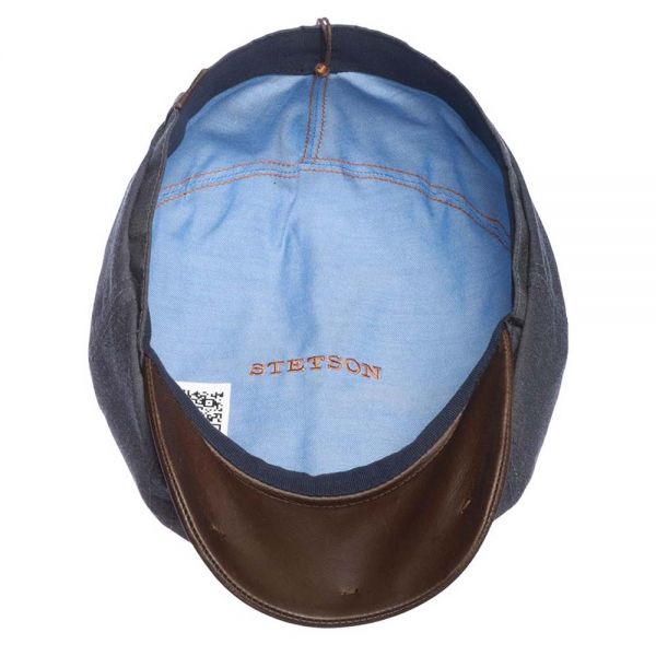 Summer Outdoor Waxed Cap Stetson Hatteras Blue