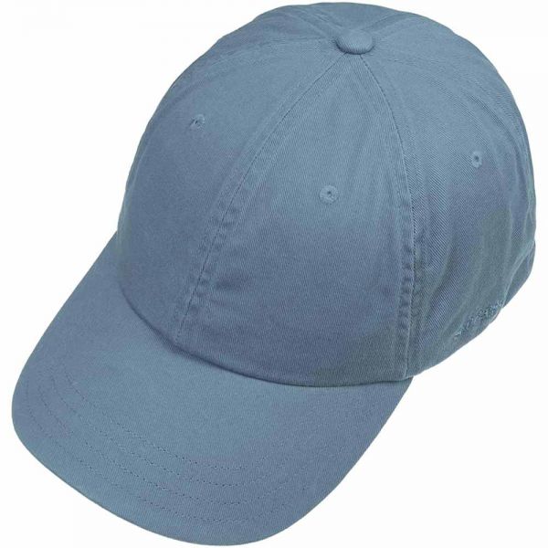 Cotton Baseball Hat Stetson Rector Light Blue