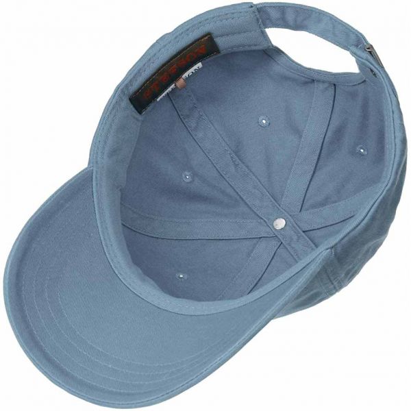 Καπέλο τζόκεϊ καλοκαιρινό βαμβακερό σιέλ Stetson Rector Cotton Baseball Hat Light Blue