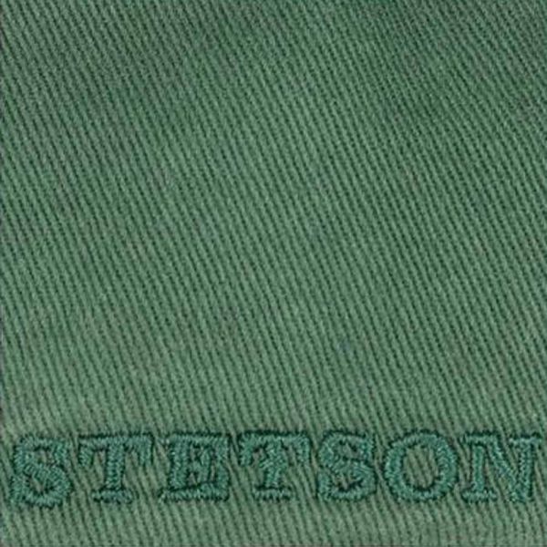 Καπέλο τζόκεϊ καλοκαιρινό βαμβακερό πράσινο Stetson Rector Cotton Baseball Hat Green