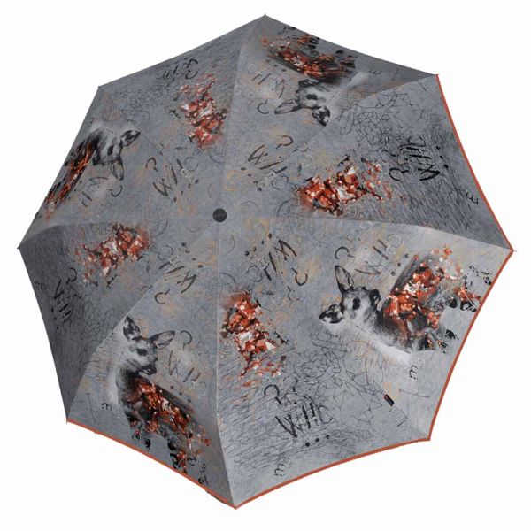 Long Automatic Umbrella Knirps Ruby