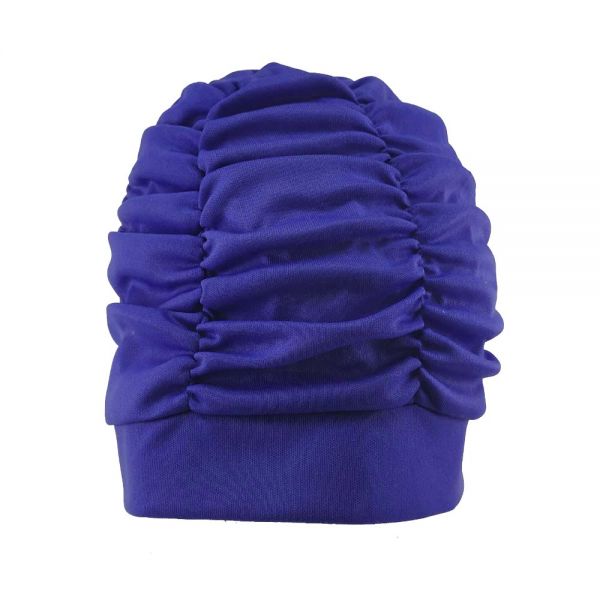 Σκουφάκι θάλασσας μονόχρωμο μπλε ρουά Lycra Swimming Cap Royal Blue