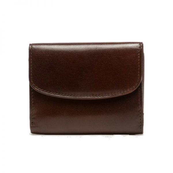 Πορτοφόλι δερμάτινο μικρό καφέ Marta Ponti Tagus Small Wallet Cognac