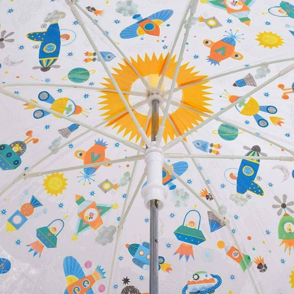Kids Transparent Umbrella Djeco Space