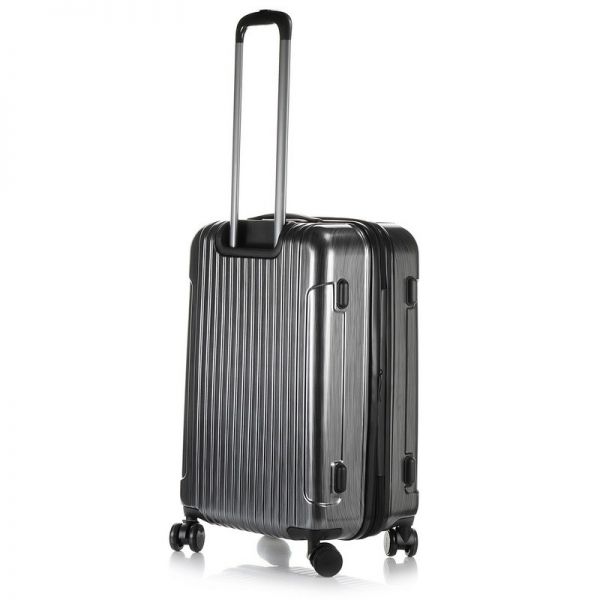Medium Hard Expandable Luggage 4 Wheels National Geographic Transit M Grey