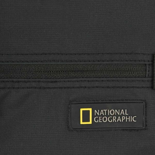 Τσάντα ώμου - χεριού ανδρική μαύρη National Geographic Mutation Utility Bag With Top Handle And Flap Black