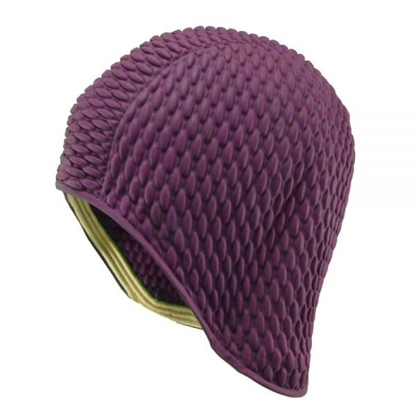 Ladies' Waffle Swimming Cap Light Purple