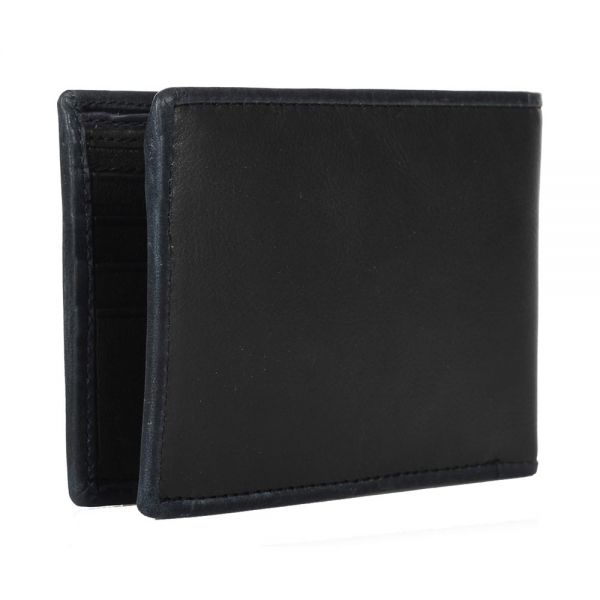 Leather Horizontal Wallet National Geographic Comet Black