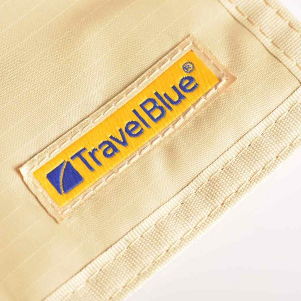 Security Neck Wallet Travel Blue Beige