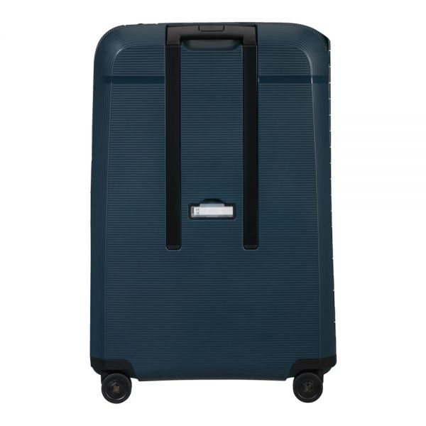 Large Hard Luggage 4 Wheels Samsonite Magnum Eco Spinner 75/28 Night Blue