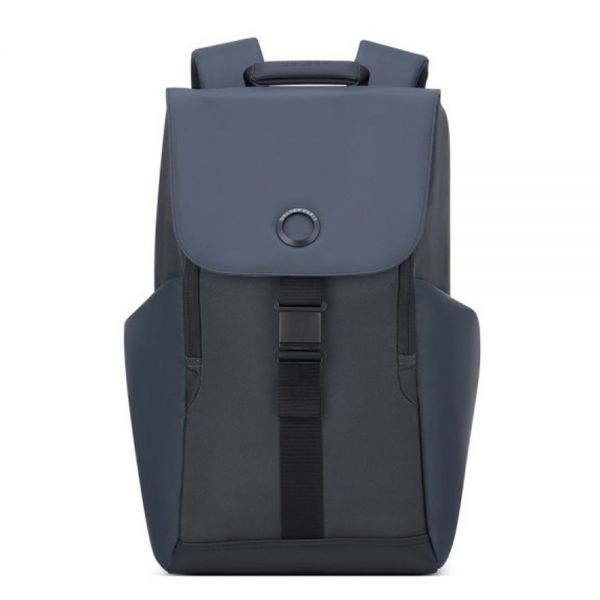 Σακίδιο πλάτης επαγγελματικό μαύρο Delsey Securflap Backpack Black