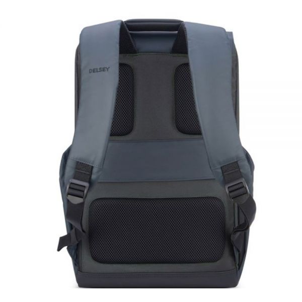 Σακίδιο πλάτης επαγγελματικό μαύρο Delsey Securflap Backpack Black