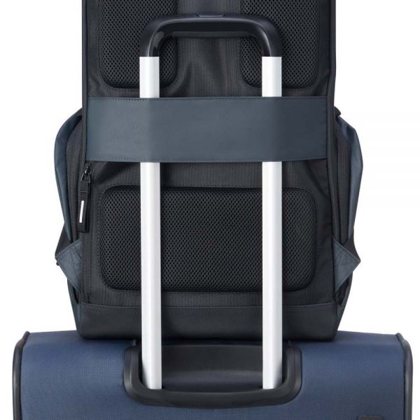 Business Backpack Delsey Securflap Black