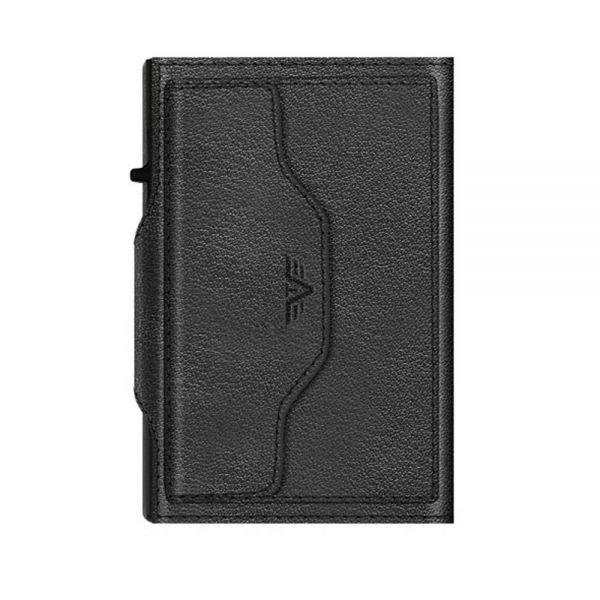 Leather Vertical Wallet Tru Virtu C&S Coin Pocket Nappa Black