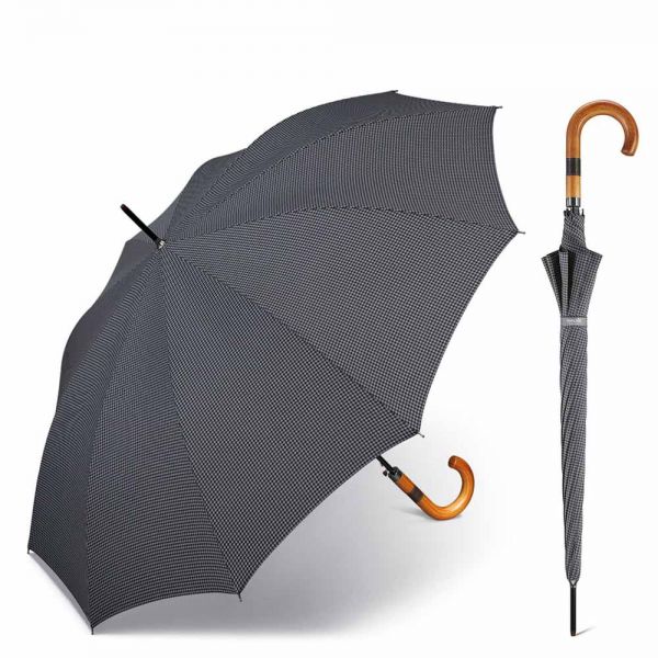 Long Automatic Umbrella Happy Rain Gents AC 10 Pepita