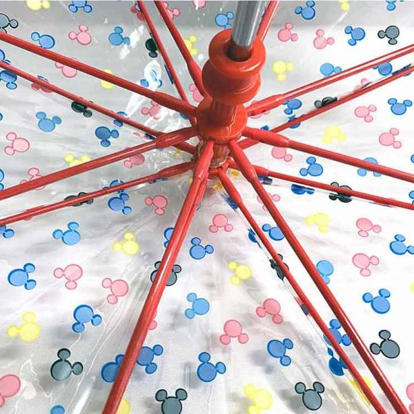 Manual Transparent Umbrella Disney Mickey Mouse Be Awesome