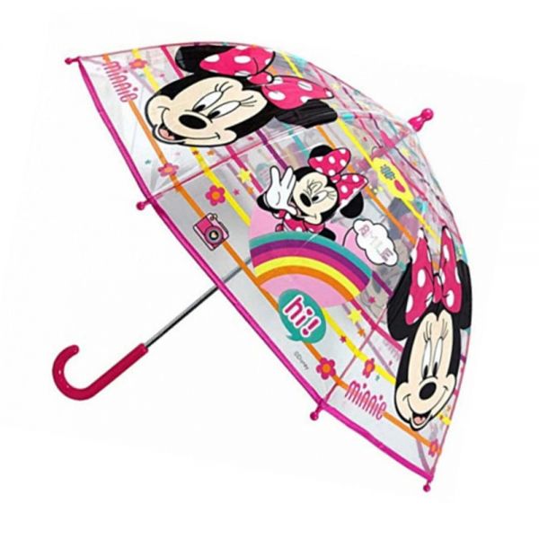 Manual Transparent Umbrella Disney Minnie Mouse