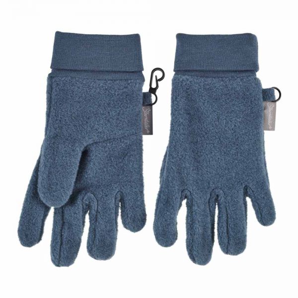 Γάντια παιδικά fleece μελανζέ μπλε ραφ Sterntaler Gloves Raf Blue Melange