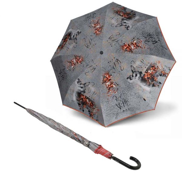 Long Automatic Umbrella Knirps Ruby