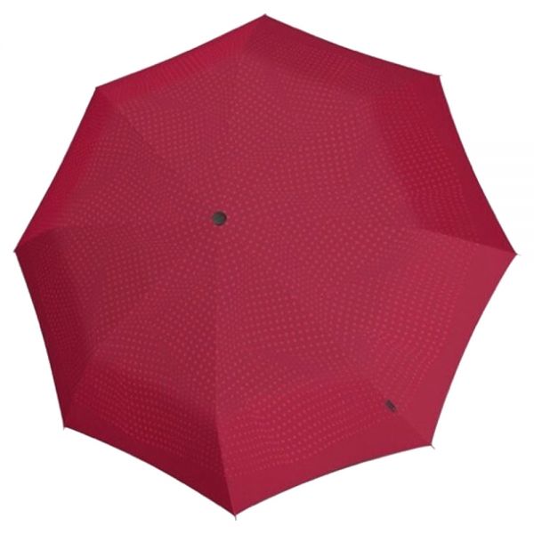 Ομπρέλα σπαστή αυτόματο άνοιγμα - κλείσιμο κόκκινη Knirps T.200 Folding Umbrella Ecorepel Difference Red