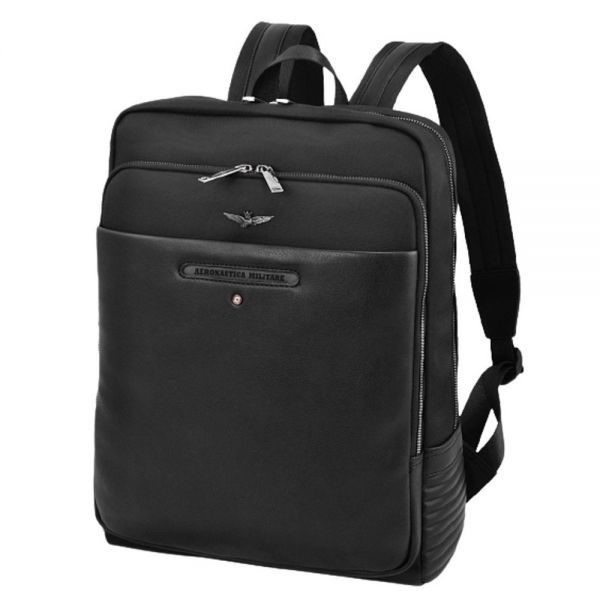 Σακίδιο πλάτης επαγγελματικό μαύρο Aeronautica Militare Sky Backpack Black