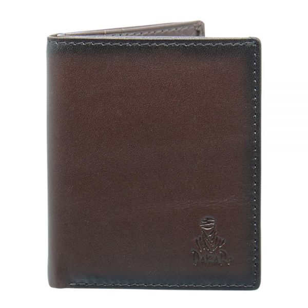 Leather Card Holder Dakar Dakota Spray DKB1016 Brown