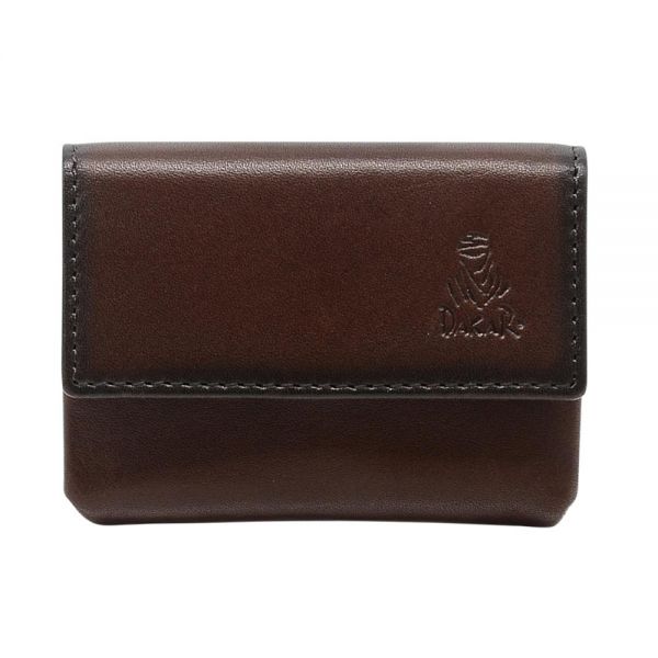 Καρτοθήκη δερμάτινη καφέ Dakar Dakota Spray  Card Holder Brown