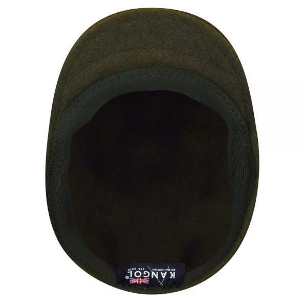 Καπέλο τραγιάσκα χειμερινό μάλλινο λαδί Kangol Seamless Wool 507 Loden