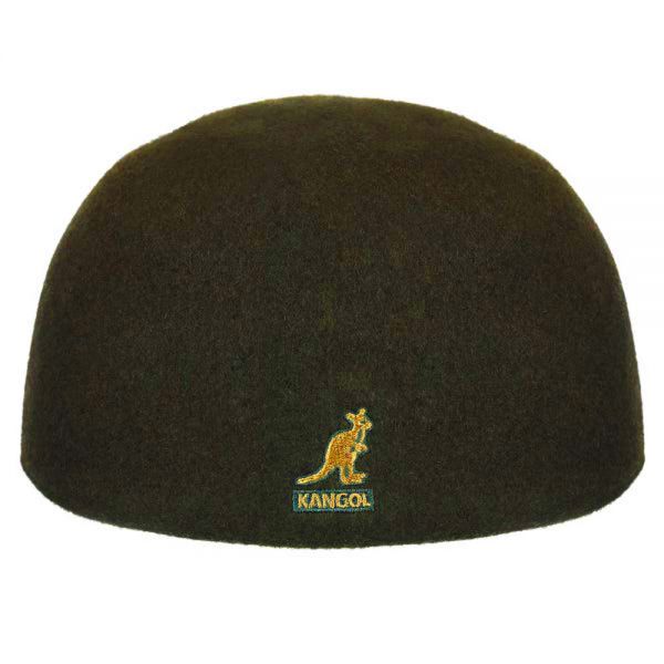 Καπέλο τραγιάσκα χειμερινό μάλλινο λαδί Kangol Seamless Wool 507 Loden
