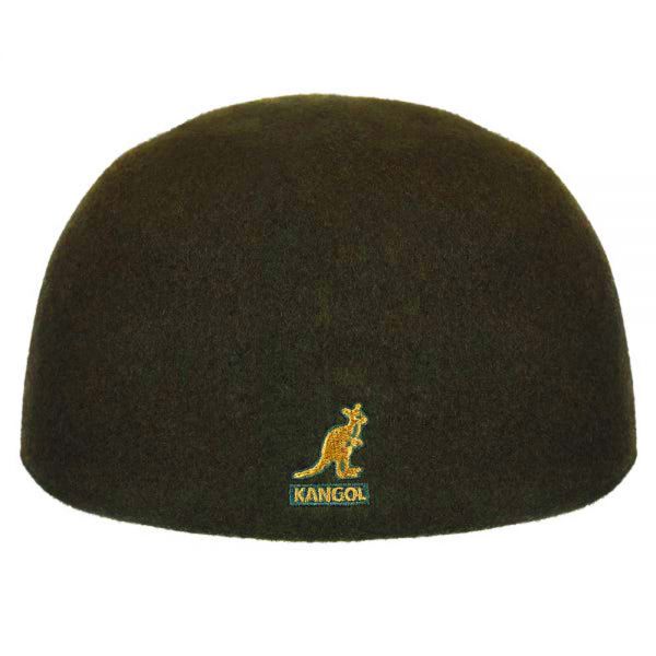 Καπέλο τραγιάσκα χειμερινό μάλλινο λαδί Kangol Seamless Wool 507 Loden