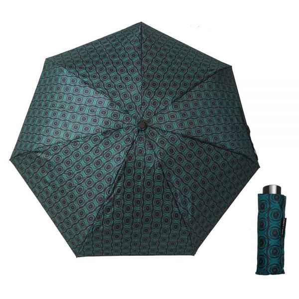 Ομπρέλα γυναικεία mini σπαστή πράσινη  Pierre Cardin Mini Folding Umbrella Spiral Green Ομπρέλα γυναικεία mini σπαστή πράσινη  Pierre Cardin Mini Folding Umbrella Spiral Green