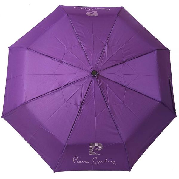 Manual Folding Umbrella Pierre Cardin Logo Purple