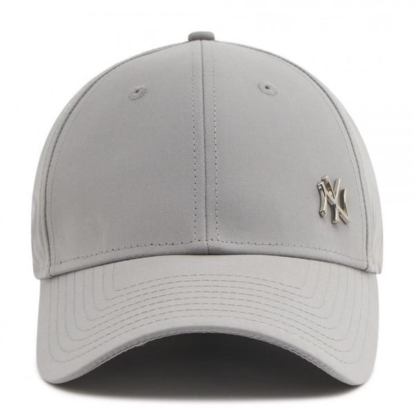 Καπέλο τζόκεϊ γκρι New York Yankees New Era Cap Mlb Flawless Logo Basic 940 Grey