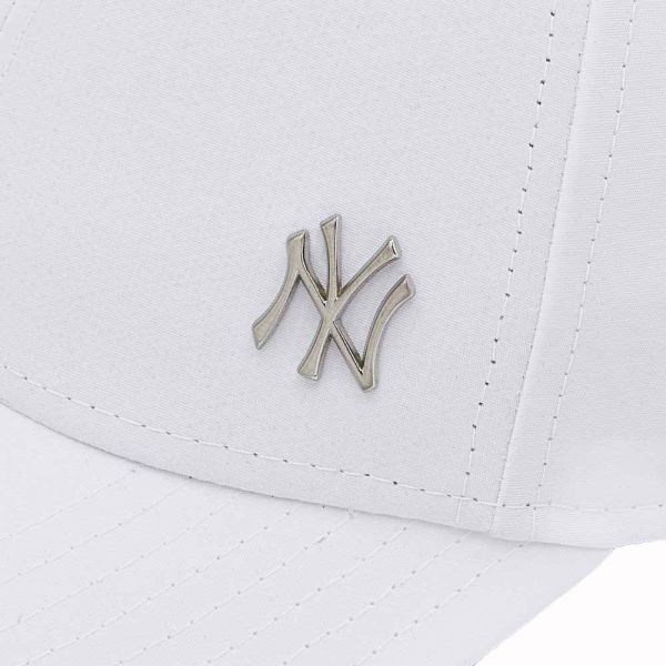 Καπέλο τζόκεϊ λευκό New York Yankees New Era Cap Mlb Flawless Logo Basic 940 White