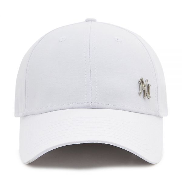 Καπέλο τζόκεϊ λευκό New York Yankees New Era Cap Mlb Flawless Logo Basic 940 White